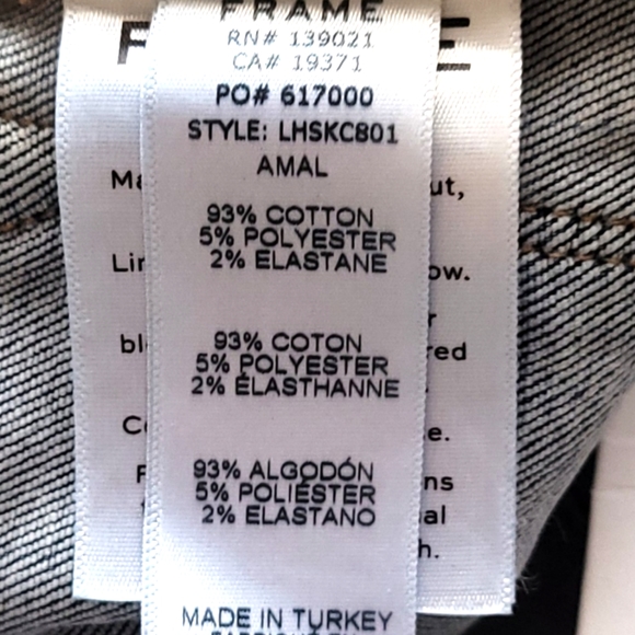 FRAME denim Le High Rise Skinny Crop Jeans 31 Amal NEW imperfect - Picture 7 of 11